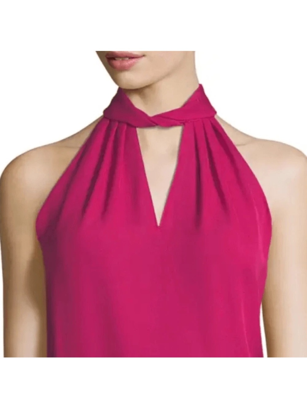 NWT Ramy Brook Women’s size Large Trinity Silk Tank Top In Radia - Picture 3 of 15